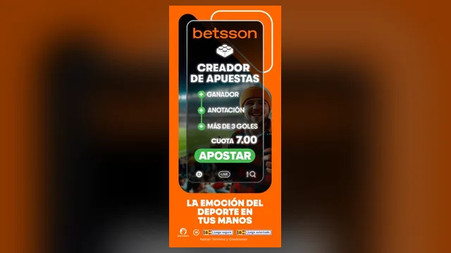 Captura oficial de la app de Betsson en la App Store de España